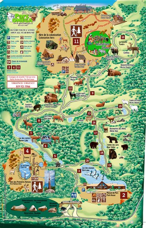 parc omega website|parc omega canada map.